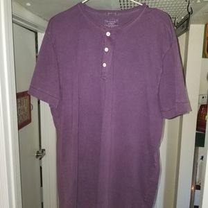 Abercrombie Purple Henley